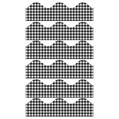 Eureka Gingham Extra Wide Deco Trim, 72PK 845655
